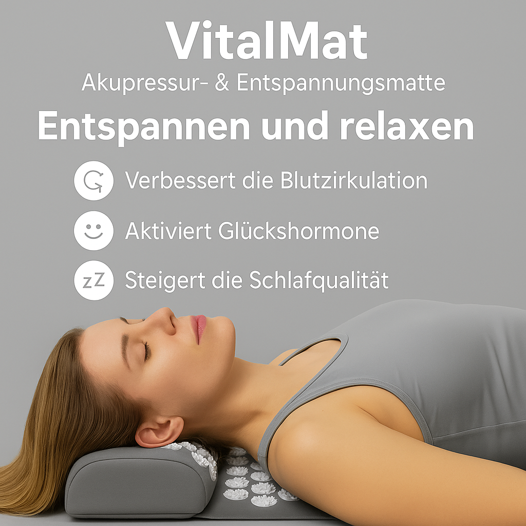 VitalMat – Akupressur- & Entspannungsmatte
